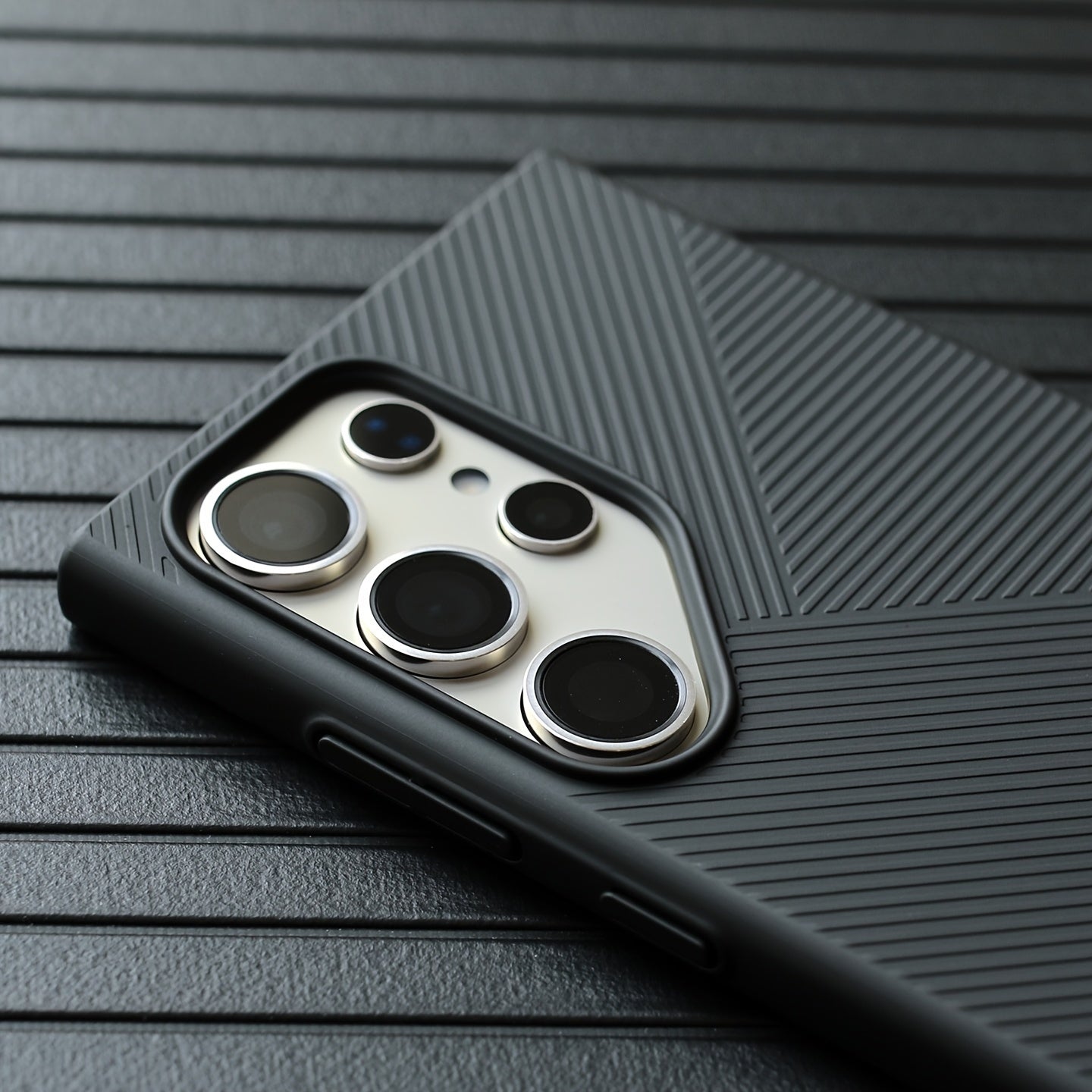 Ultra-Thin Frosted Hard Shell Phone Case for S24 Ultra S24+ S24 with 3D Texture