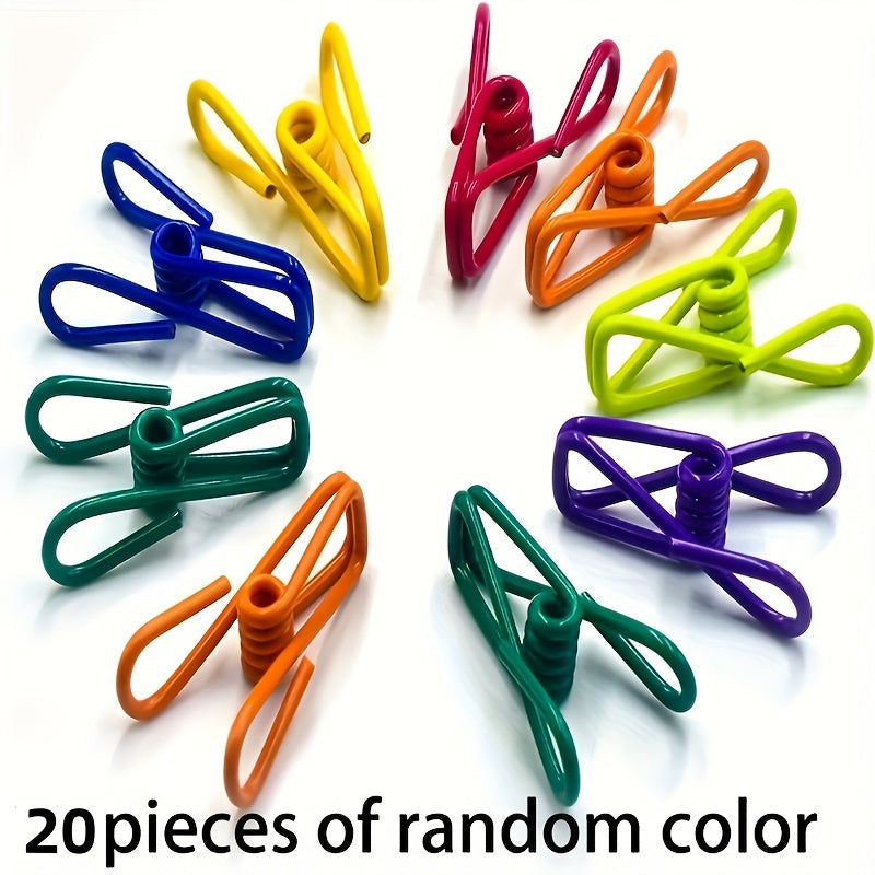 Juego de 10, 20 o 30 clips de acero inoxidable para sellar envases de comida y cocinar