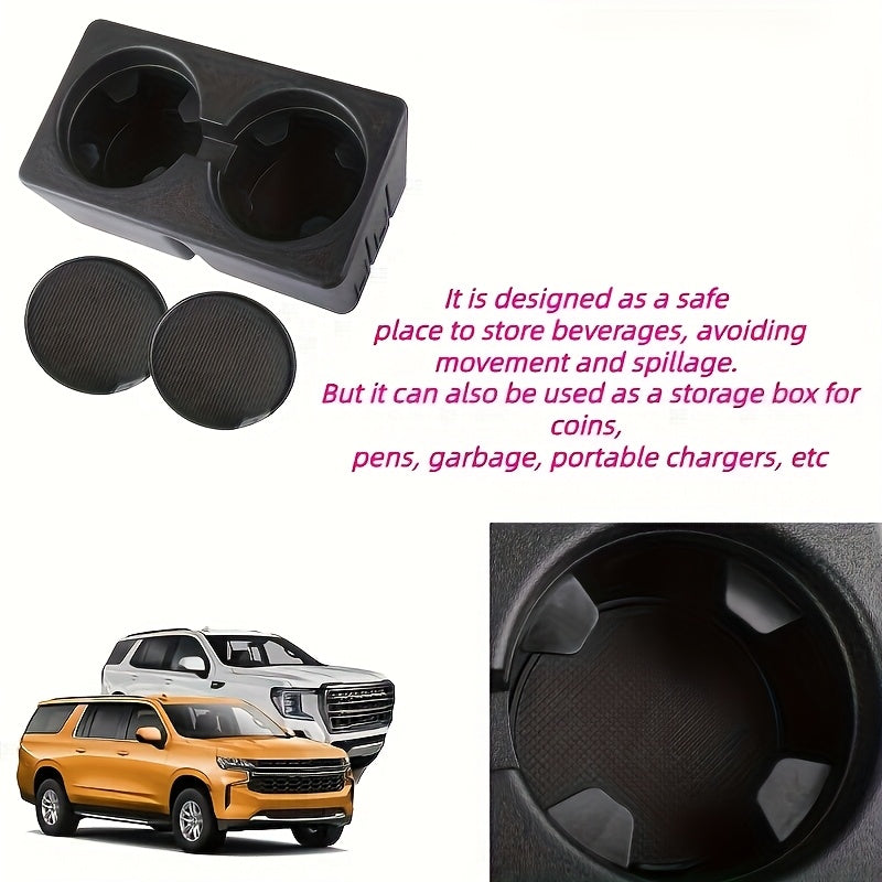 Front Console Cup Holder Replacement PP Material for Silverado Tahoe Yukon