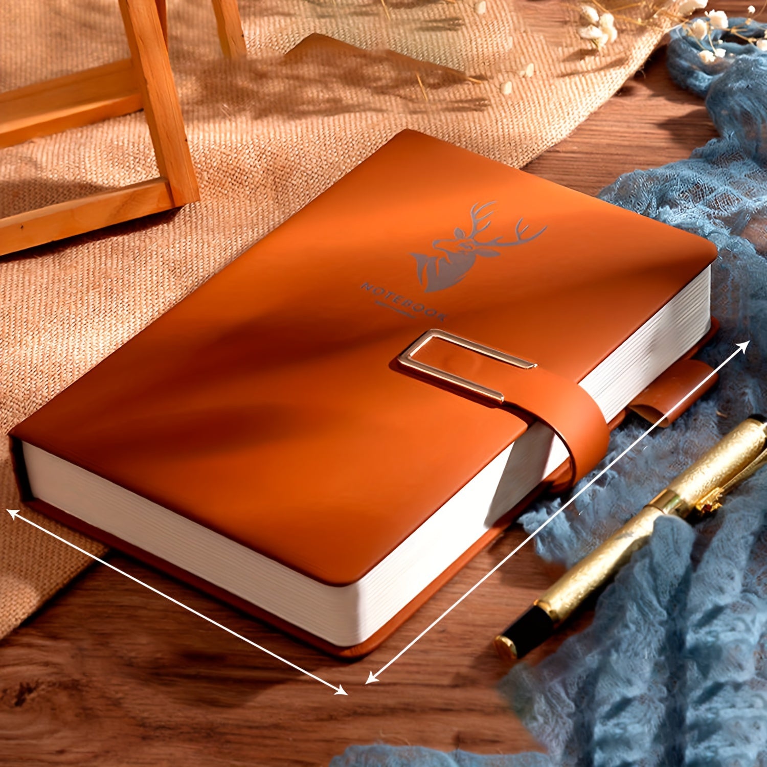 Ofis, biznes va talaba foydalanishi uchun moslashtiriladigan ultra-ingichka A5 daftari, yumshoq qopqoq, belgilovchi va suv o'tkazmaydigan dizayn.