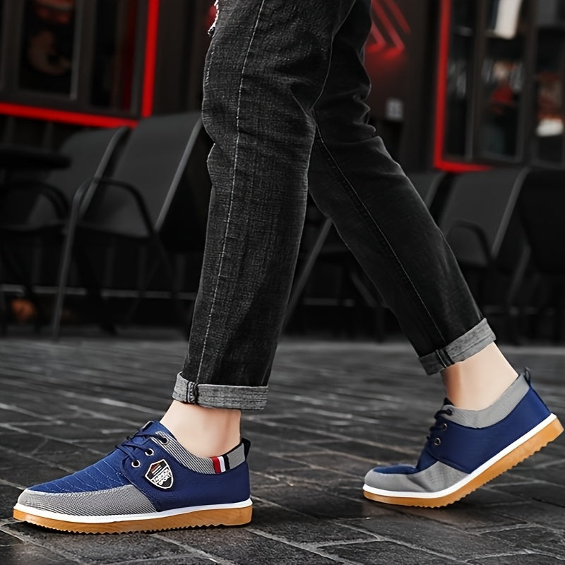 Women's Casual Lace-Up Sneakers Breathable Fabric Rubber Sole