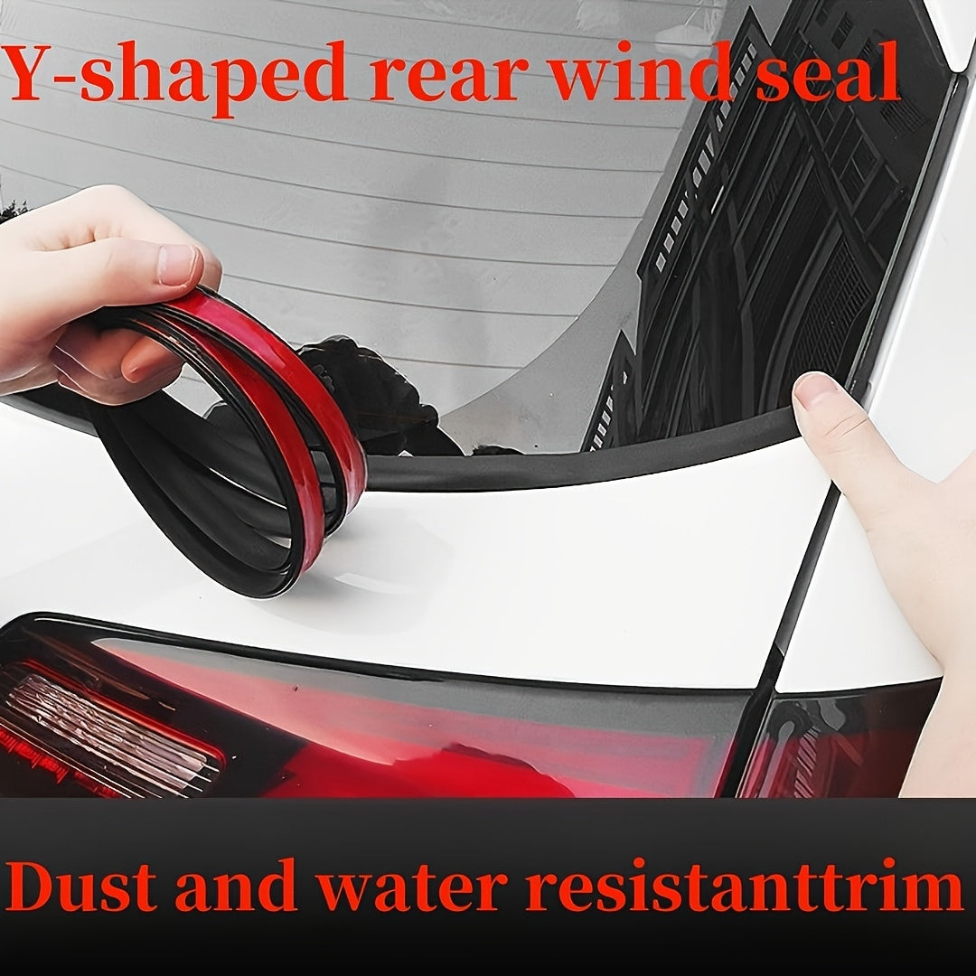 Tira de sellado para parabrisas trasero en forma de Y, impermeable y a prueba de polvo, 200cm o 400cm