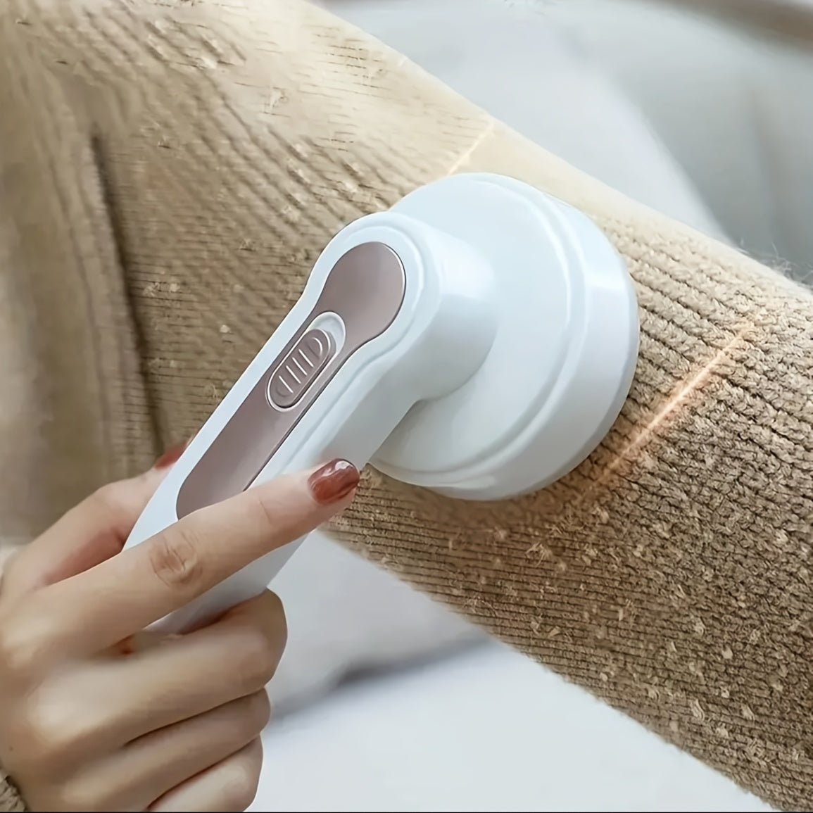 Removedor de pelusas inalámbrico portátil para ropa, muebles y alfombras