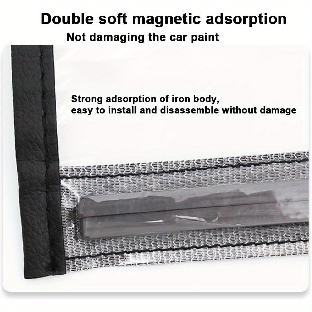 Electric Vehicle Charger Port Cover Magnetic Waterproof Transparent for All Steel Cars