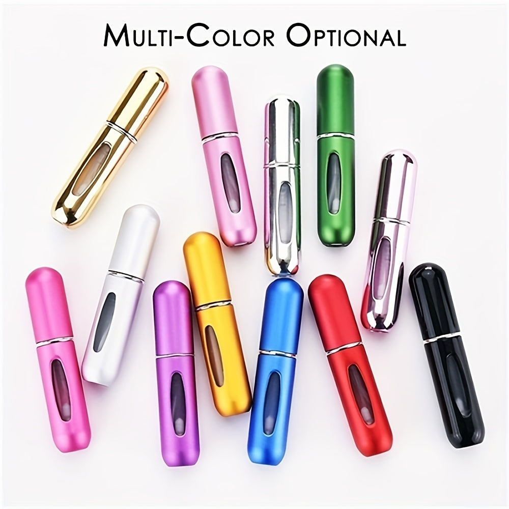 Botella de atomizador de perfume recargable para mujer 5ML spray de viaje reutilizable