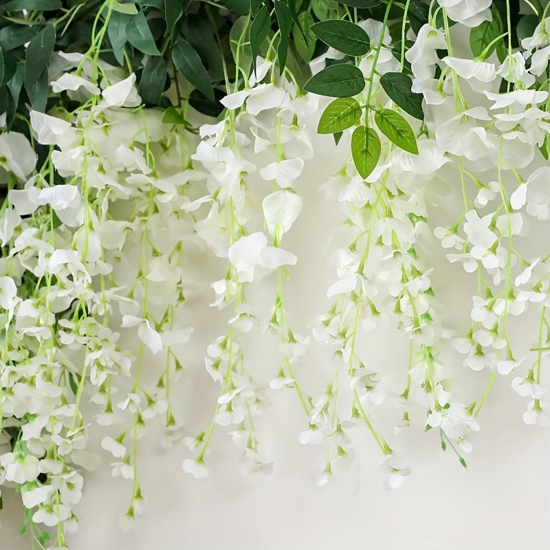 Artificial Wisteria Garland 173.74cm for Wedding and Home Decor Set of 3