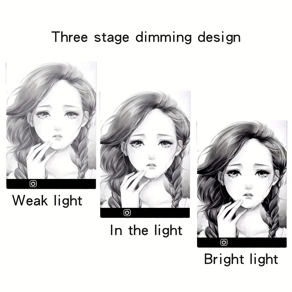 Acrylic LED Tracing Light Pad for Art, Tattoo, Drawing, Sketching, Animation, Stenciling, Adjustable Brightness