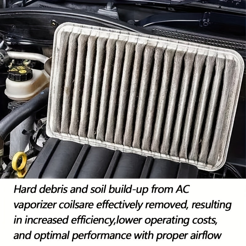 Flexible Plastic Air Conditioner Fin Cleaning Brush with Ergonomic Red Handle