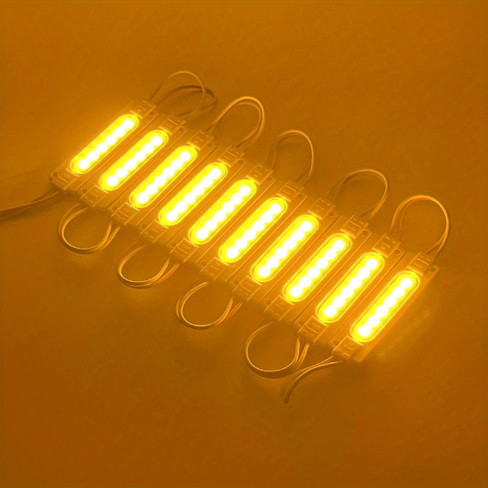 10PCS Módulos de luces LED COB para camión y coche DC12V 24V luces de advertencia laterales