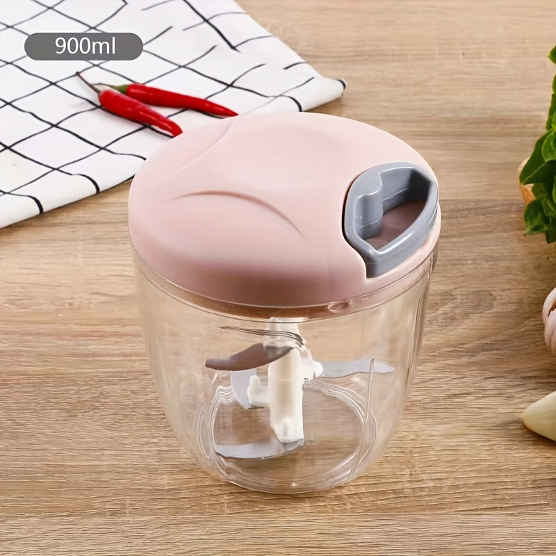 Multipurpose Garlic Masher and Vegetable Cutter Stainless Steel Blades 500ml