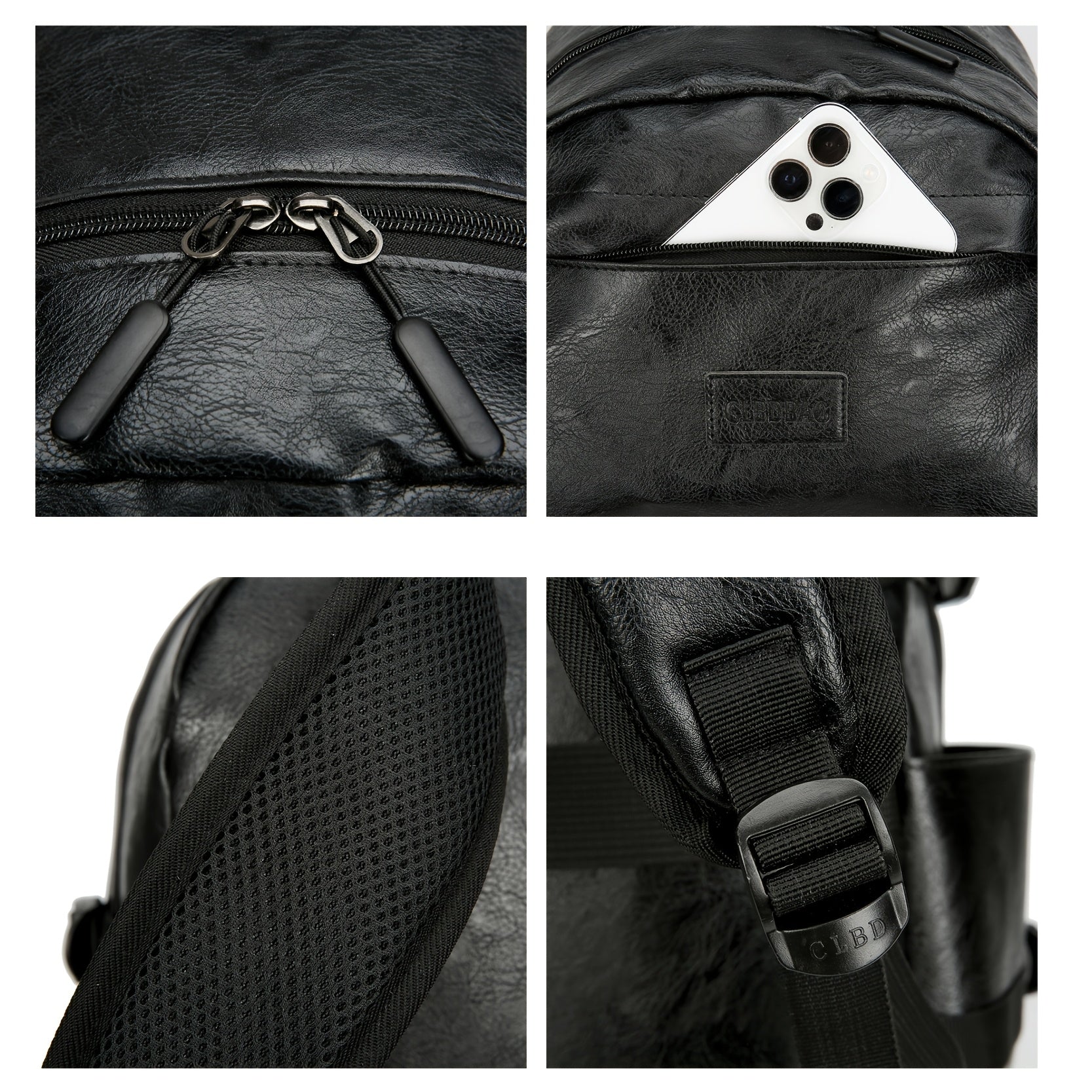 Waterproof Laptop Backpack for Men Casual Business Travel Large Capacity