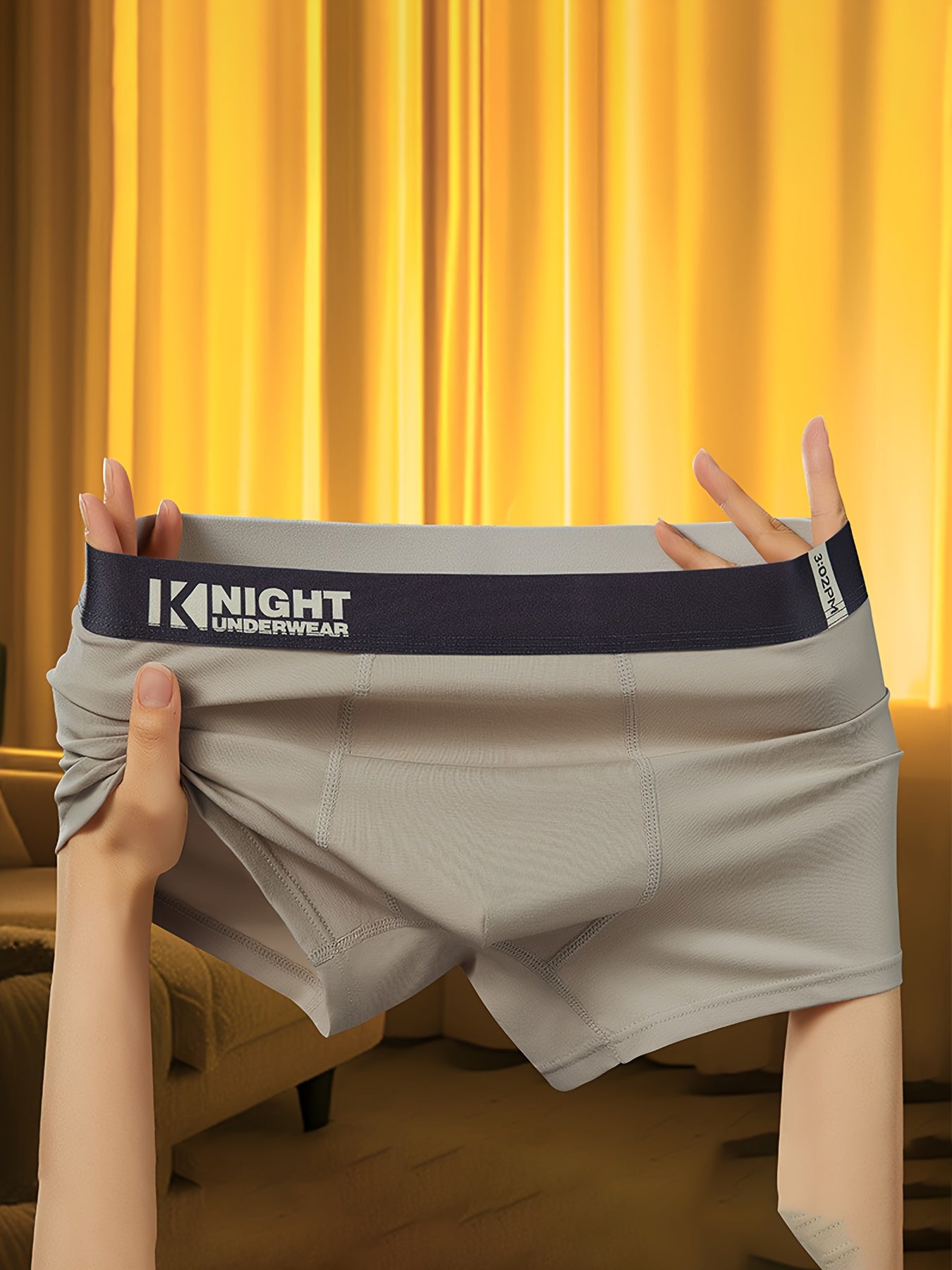 Men's Breathable Cotton Boxer Shorts 6-Pack with Printed Design