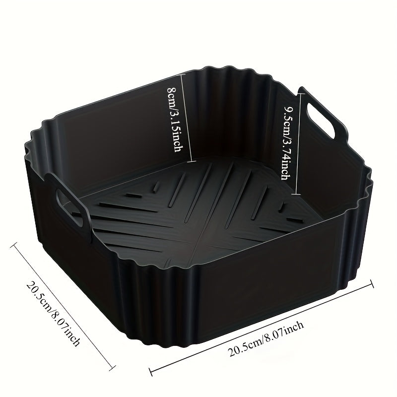 9-Inch Reusable Silicone Air Fryer Liners for Ninja and Philips Models