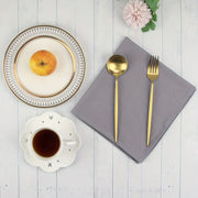 Set of 6 Solid Color Washable Cloth Dinner Napkins 40x40 cm for Parties Weddings