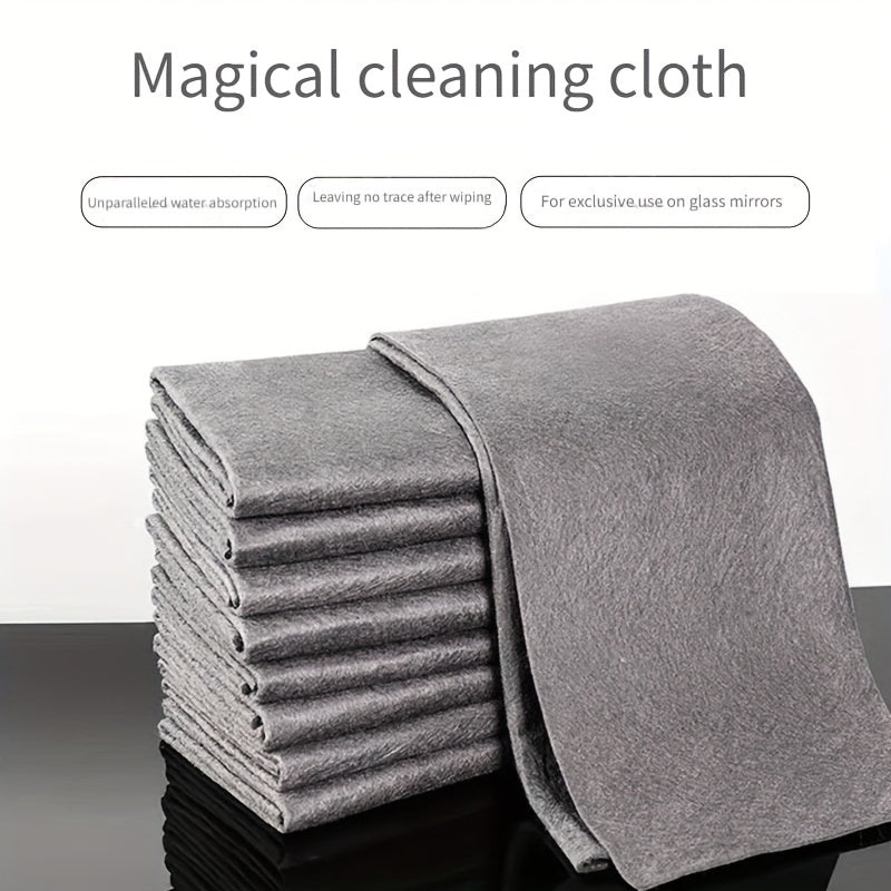 Thickened Cleaning Cloth Set for Glass Mirrors Kitchen Absorbent and Traceless