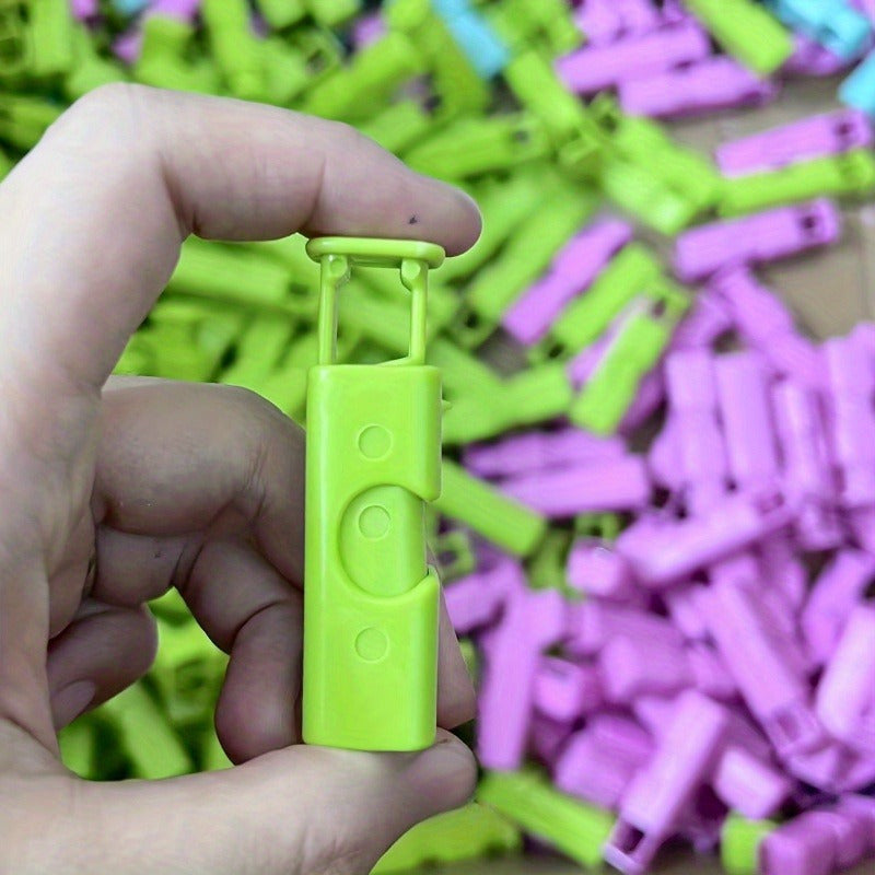 6 rangdagi 12 dona qayta ishlatiladigan plastmassa oziq-ovqat yopishqoq kliplar, non va atıştırmalıklarni havo o'tkazmaydigan saqlash uchun