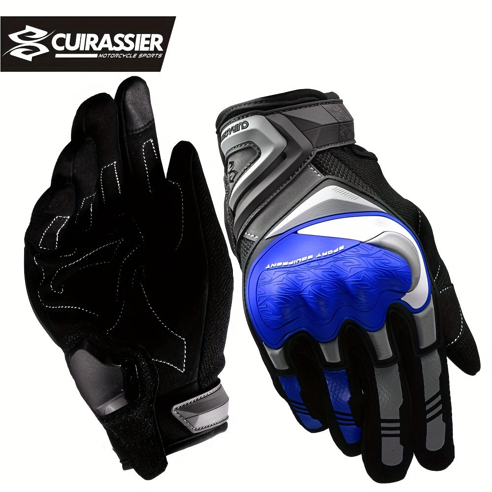 Unisex Motorcycle Gloves Microfiber Protective Touch Screen Reflective