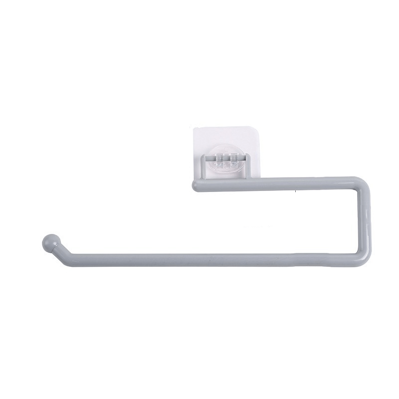 Effortless Installable Paper Towel Holder with Built-In Hook for Kitchen and Bathroom
