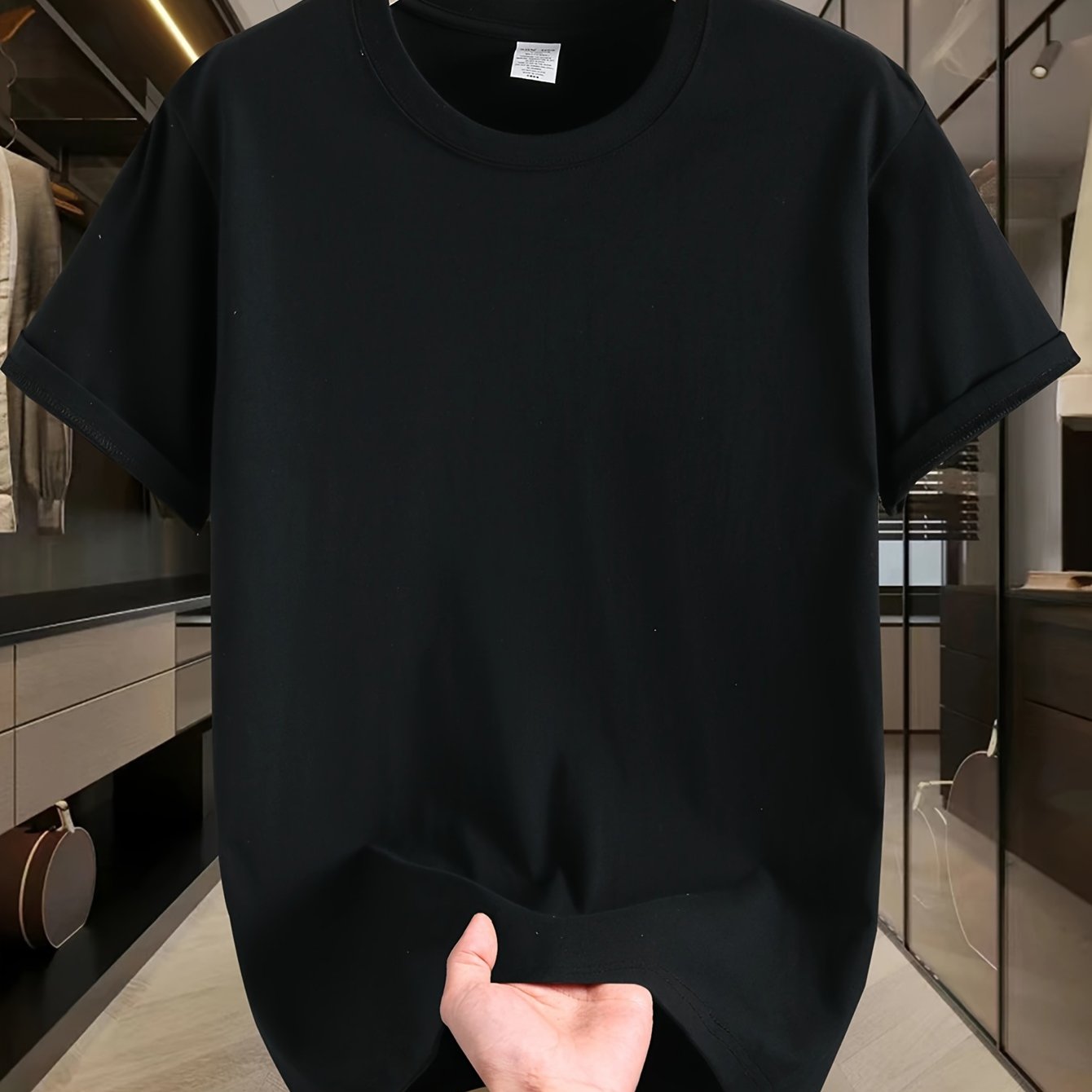 Yozgi ochiq havoda faoliyatlar uchun erkaklar uchun 100% paxtadan tayyorlangan tekis futbolka.