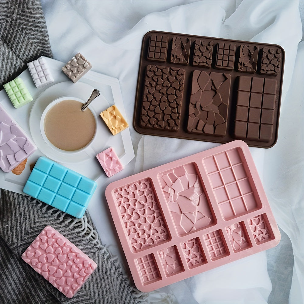 Silicone Candy and Chocolate Mold BPA-Free for DIY Ice Cubes Cakes and Kitchen