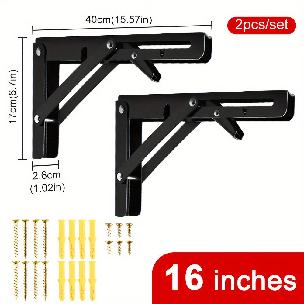 Naychali po'latdan yasalgan, bir nechta o'lchov variantlari bilan jihozlangan, og'ir yuk ko'taruvchi 2 dona egiluvchan dizayn, joyni tejash uchun DIY loyihalari. Qavatda o'rnatiladigan qo'llab-quvvatlash bracketi suzuvchi javonlar uchun.