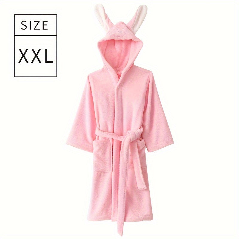 Bolalar uchun paxta choʻmilish kiyimi, quyon yuzli dizayn, tez quriydi, bolalar uchun