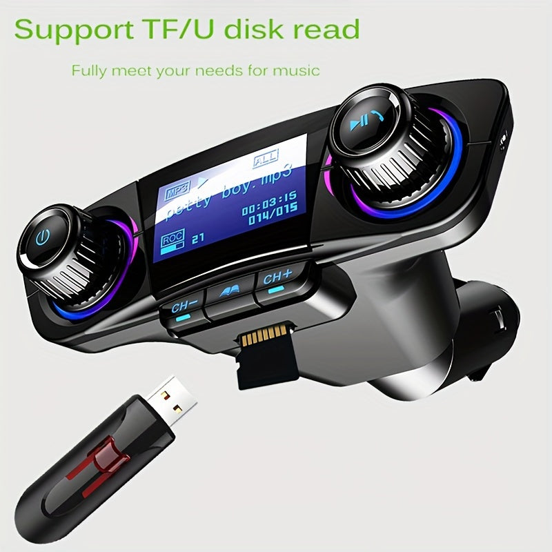 Car FM Transmitter MP3 Player Adapter Charger Handsfree for Car Audio