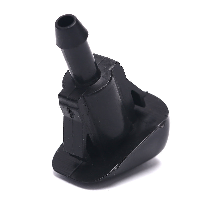 2pcs Black Plastic Windshield Wiper Washer Nozzles for Cars Durable Self-Lubricating