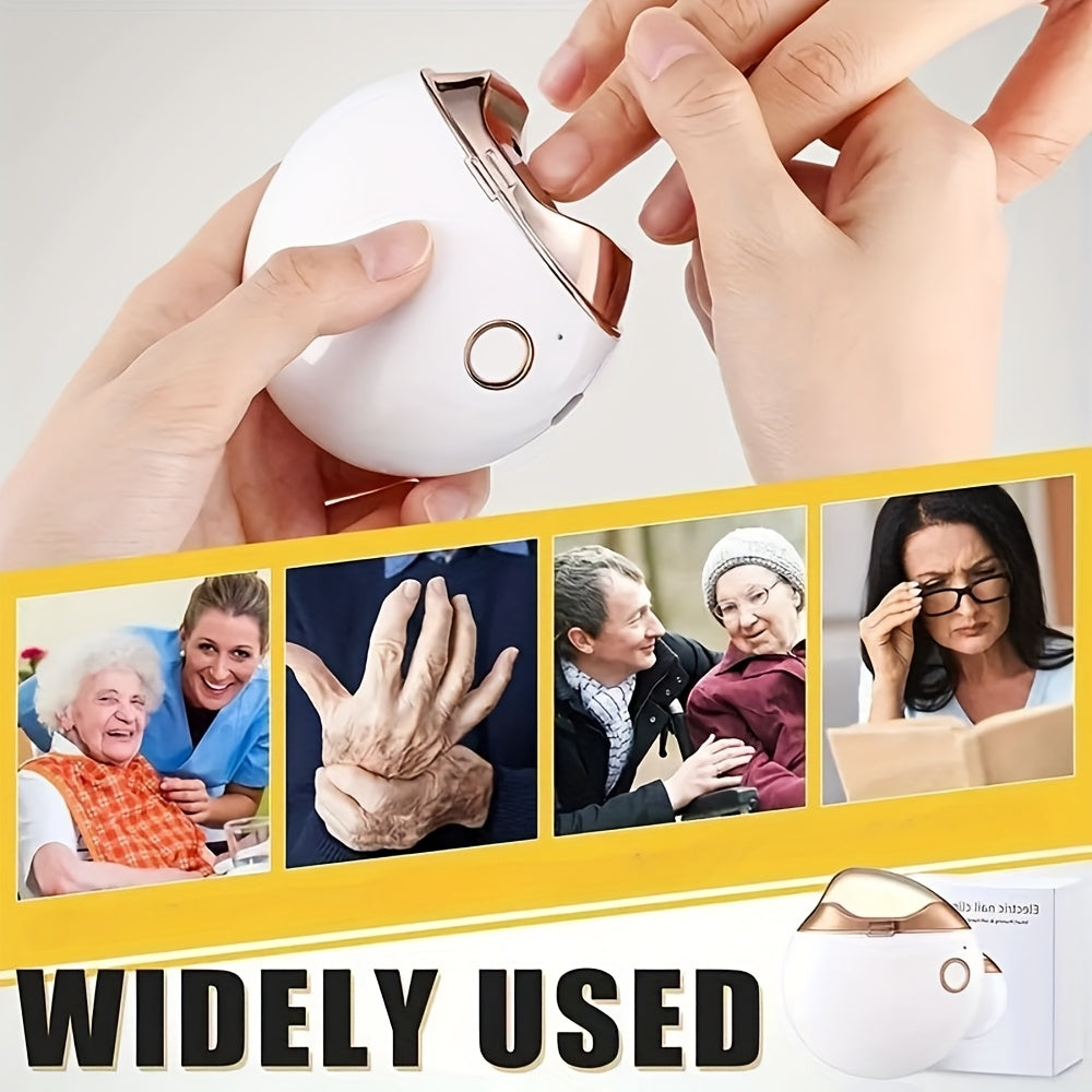 Электрические ножницы для ногтей USB с перезаряжаемой батареей из литий-полимерной батареи 500 мАч для маникюра и полировки ногтей