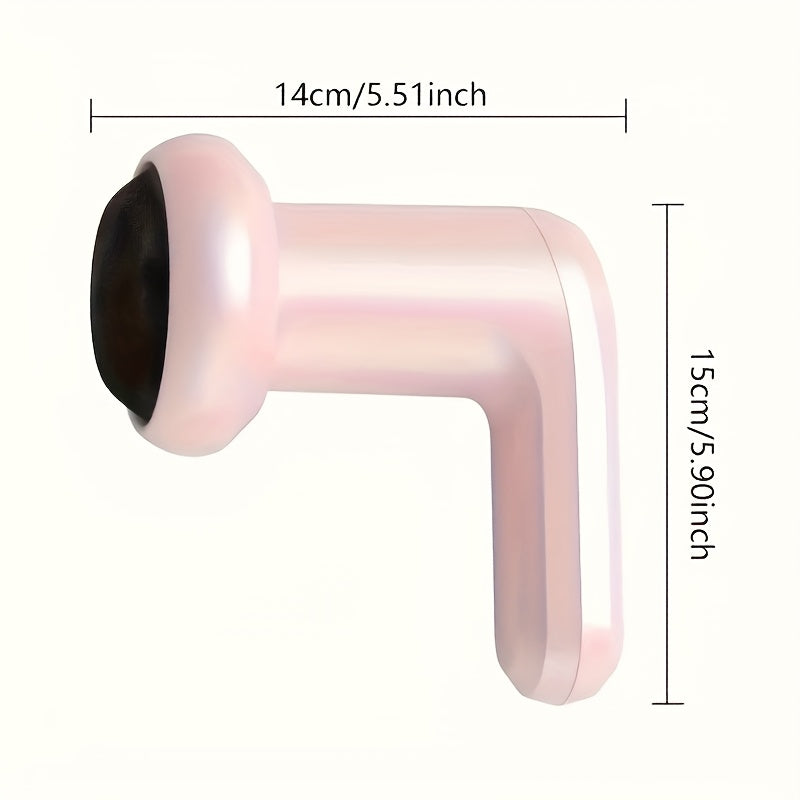 Masajeador eléctrico de mano con velocidad ajustable y 5 cabezales de repuesto para todo el cuerpo