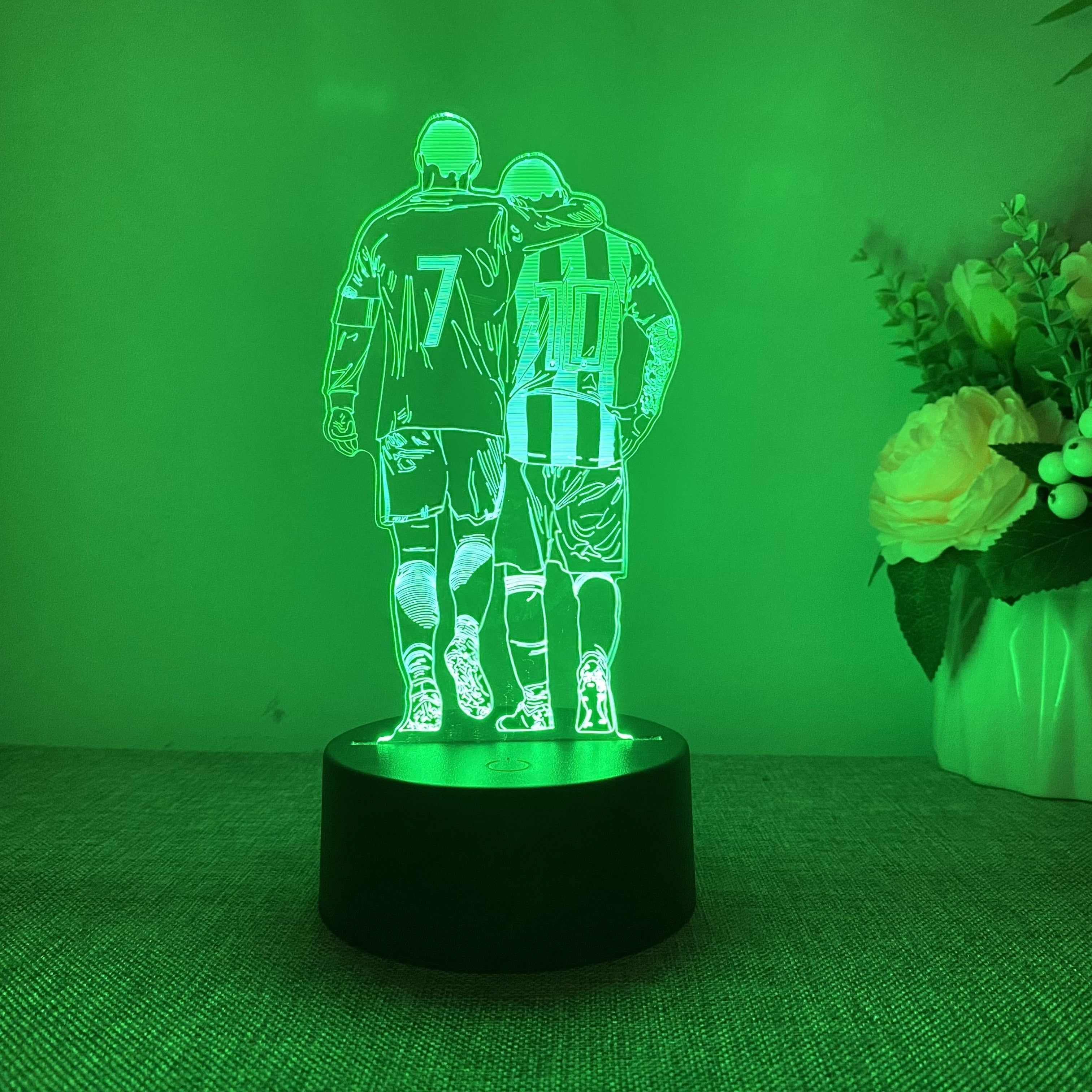 3D Football Night Light for Fans Kids and Adults Decorative LED Gift