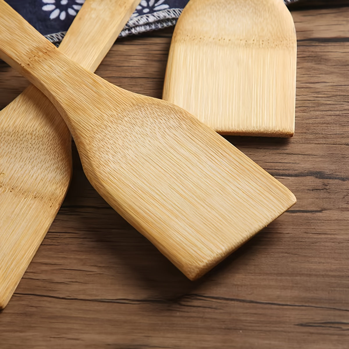 Bamboo Wood Spatula Non-Stick Cooking Kitchen Utensil
