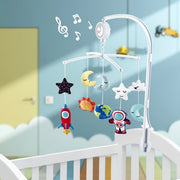 Baby Toy Musical Cartoon Bell Interactive Crib Toy for Kids Vibrant Colors