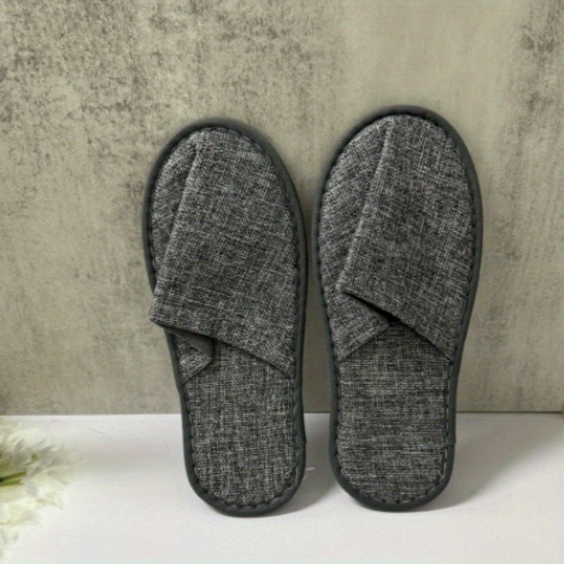 Unisex Non-Slip EVA Slippers for Hotel and Home Use All-Season Solid Color