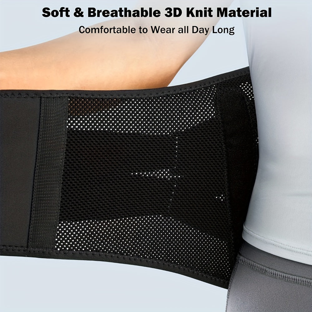 Faja lumbar transpirable unisex para motocicleta, cinturón de soporte lumbar