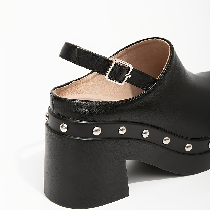 Women's Thick Bottom Closed Shoes for Party and Leisure