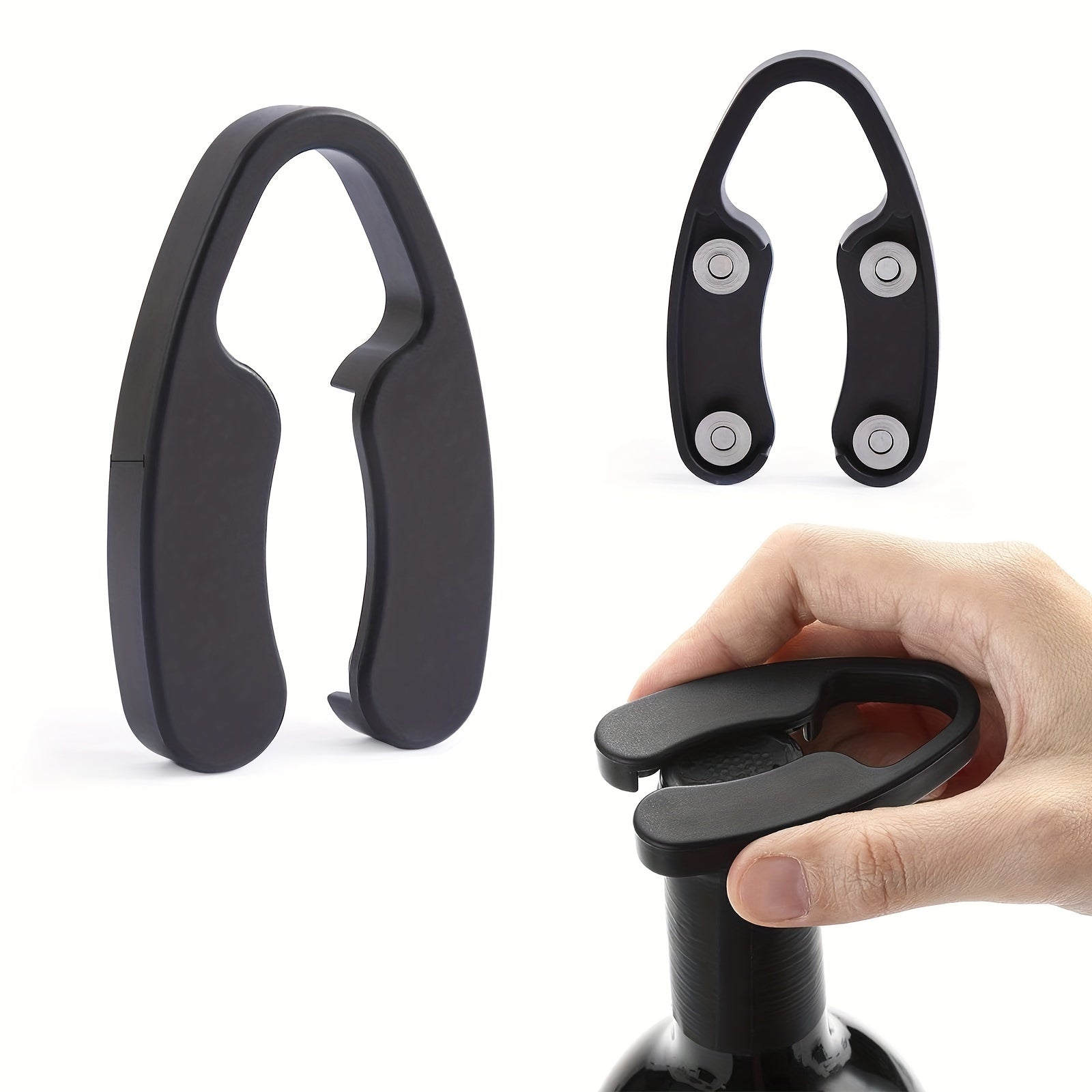 Dual-Blade Wine Foil Cutter ABS Material Ergonomic Safety Foil Remover Tool