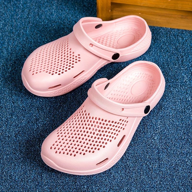 Unisex Breathable EVA Mules & Clogs Flat Heel All-Season Non-Slip