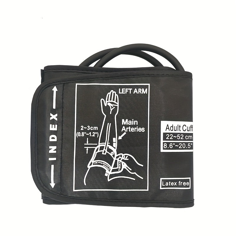 Manguito de brazo para monitor de presión arterial electrónico ajustable, esfigmomanómetro no eléctrico, banda superior para brazo