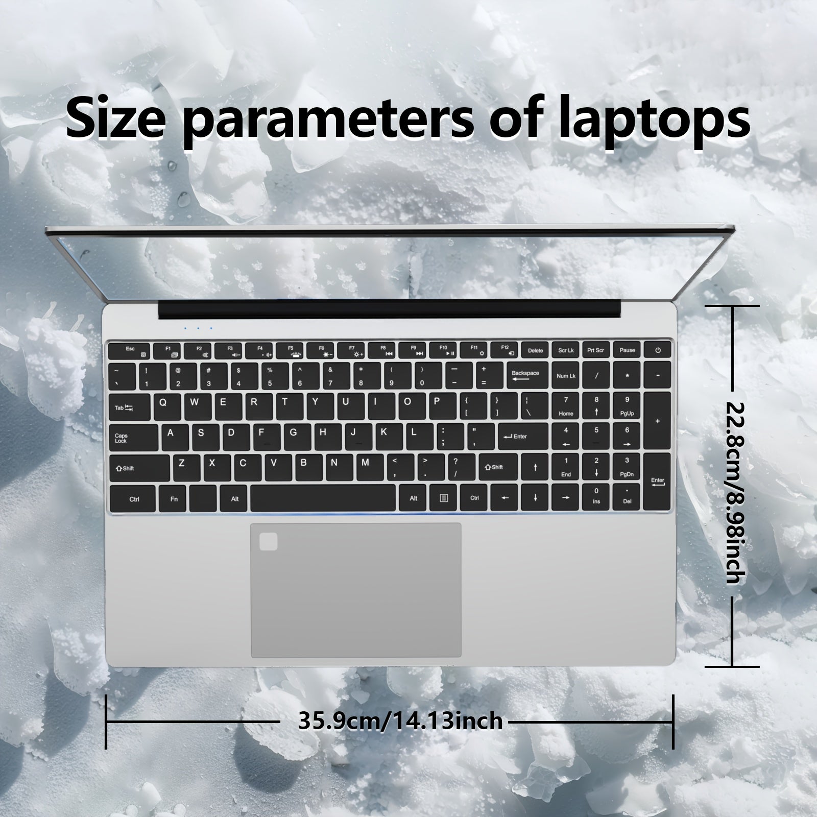 15.6 Inch Laptop with 16GB DDR4 RAM 512GB SSD FHD IPS Display Windows 11 Pro