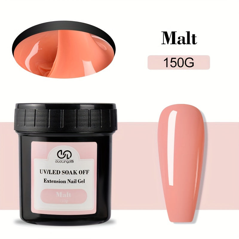 UV/LED Soak Off Nail Gel Nude Pink for Nail Extensions and Art