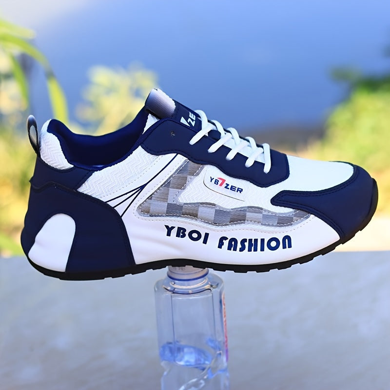 Men's Breathable Low Top Training Sneakers Non-Slip Durable for Outdoor Jogging and Travel