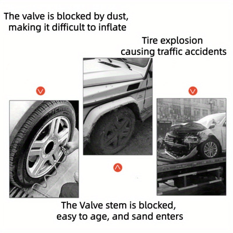 Universal Aluminum Tire Valve Stem Caps, 4 Pack, Dragonfly Pattern