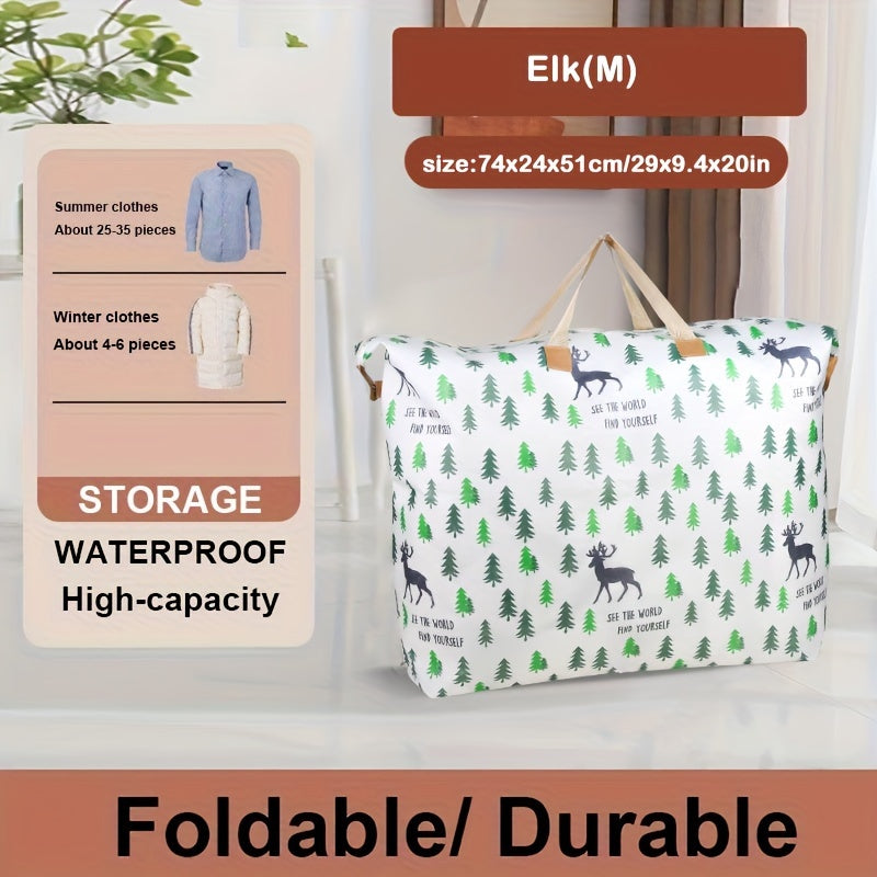 1-qismli choyshab saqlash sumkasi, multfilm naqshli, qalinlashtirilgan ko'chma kiyimlarni tartibga solish sumkasi. Ushbu juda katta sig'imli ko'chirish sumkasi yotoq xonangiz aksessuarlarini tartibga solish uchun mukammaldir.