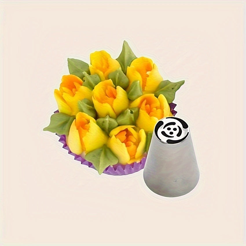 4 ta zanglamas po'latdan yasalgan kremli tort bezaklari uchun quvurlar, shirinliklar, pechene va kekslar uchun ideal. DIY tort bezaklari uchun zarur oshxona aksessuarlari va pishirish asboblari.