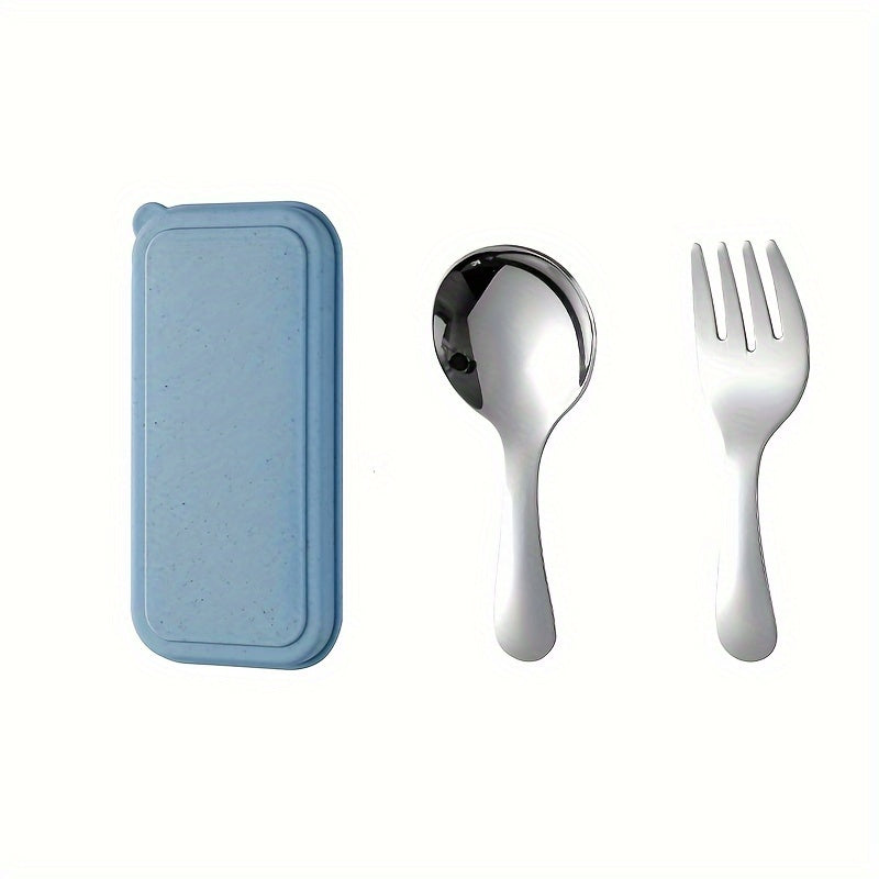 Stainless Steel Cutlery Set 3 Pieces with Box for Travel and Parties
