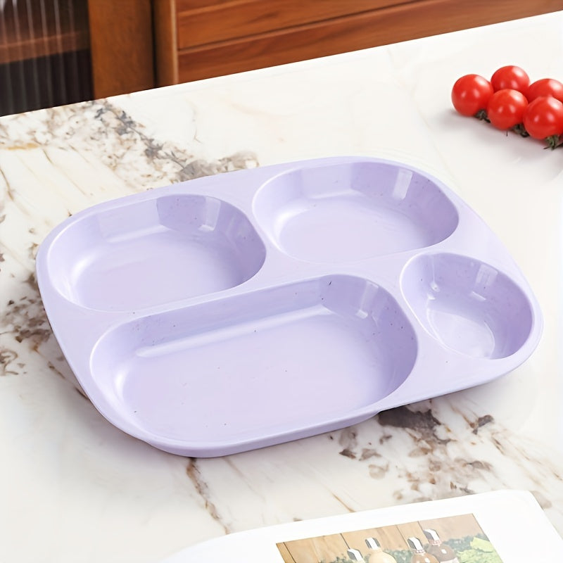 Plastic Dinner Plates Set Microwave Safe Dishwasher Safe BPA Free for Picnics 1 4 or 5