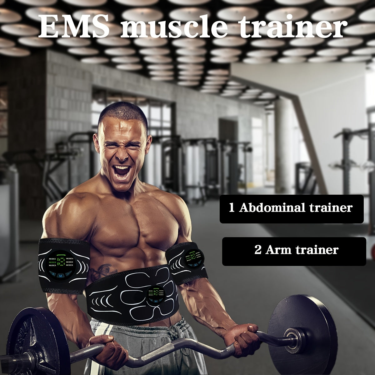 EMS Fitness Belt uch qismli to'plami uyda massaj qilish va qorin mushaklarini shakllantirish uchun, shuningdek, bayram sovgasi sifatida ham mos keladi.