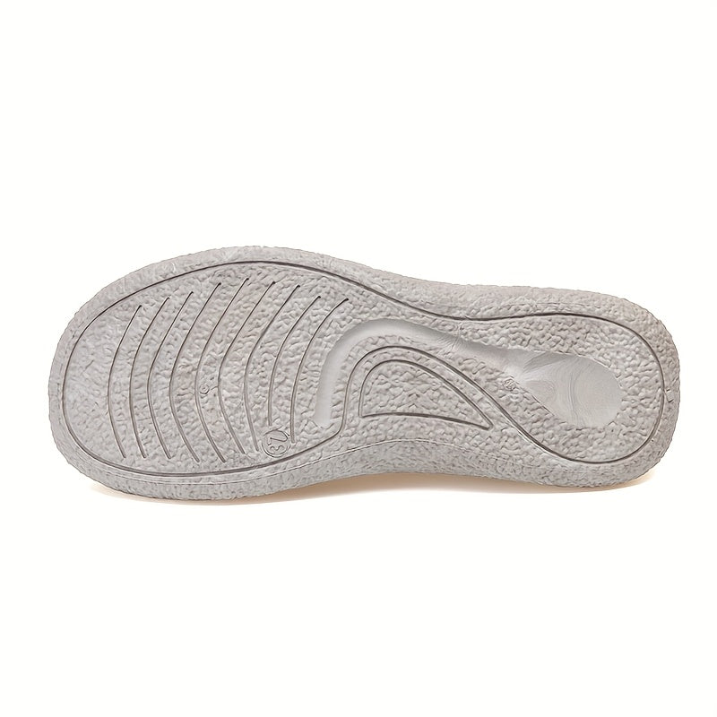 Women Breathable Quilted Fabric Loafers Elastic Sole Casual Slip-On Shoes