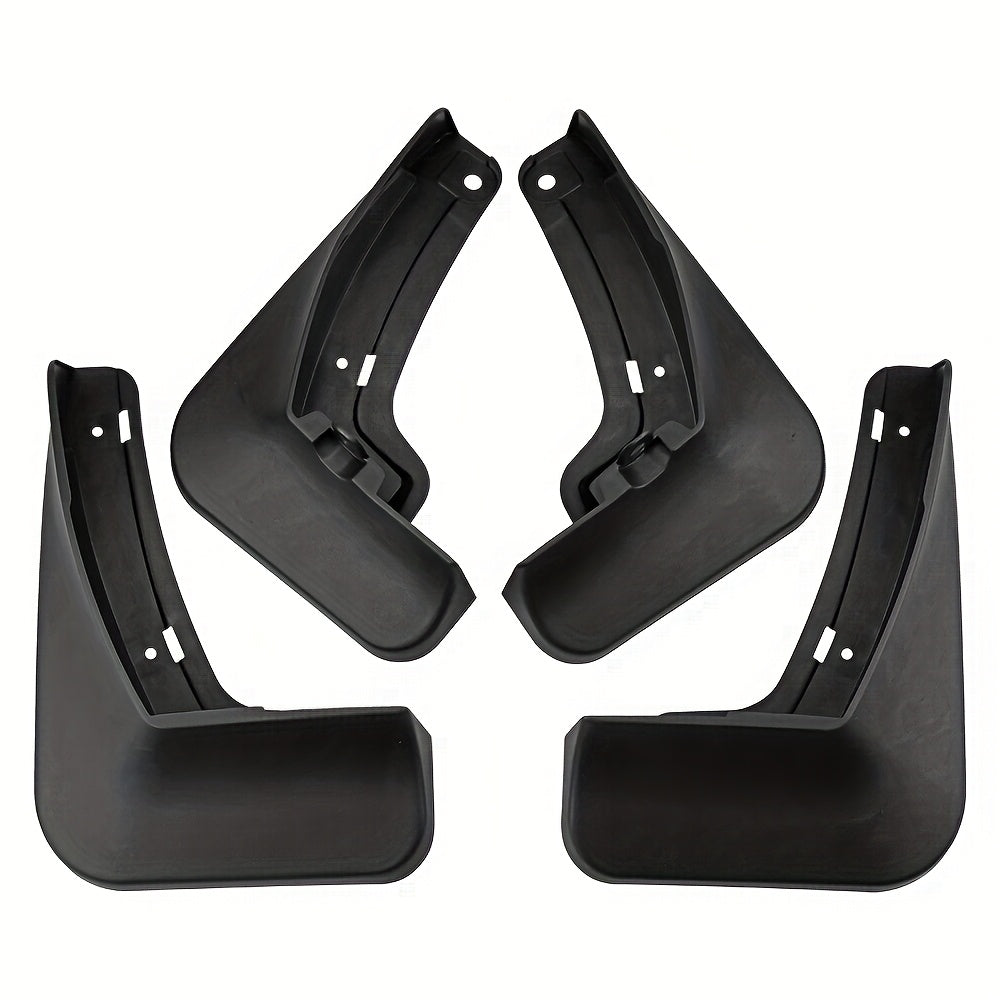 4Pcs Black Mud Flaps Splash Guards for Car Front and Rear Set